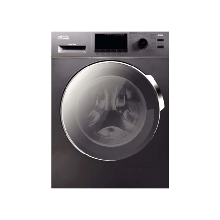 جنرال سوبريم غسالة أوتوماتيك تعبئة أمامية كومبو غسيل 8 كجم / 4 كجم تجفيف فضي GS80200