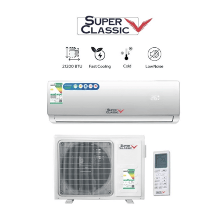 مكيف سبليت سوبر كلاسيك بقوة 21,200 وحدة تبريد فقط - SCSP-24C