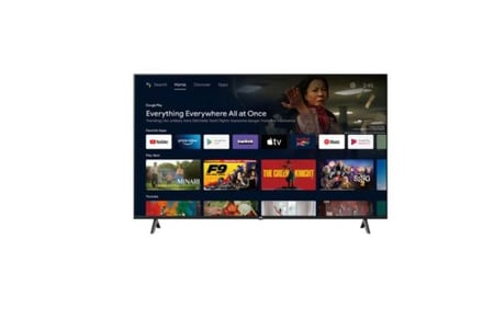 تلفزيون ذكي اندرويد 75 بوصة بدون حواف بدقة 4K QLED معتمد من جوجل مع دولبي فيجن اتموس، كروم كاست مدمج وجهاز تحكم صوتي اوكي جوجل من جيه في سي، LT-75NQ7115