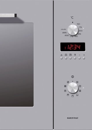 فرن كهربائي جليم غاز، 90 سم، 9 وظائف، كروم، بلت إن - موديل F991XP