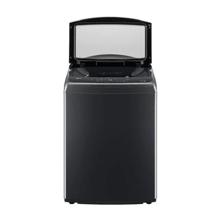 غسالة LG، فتحة علوية، أوتوماتيك، استيل أسود، 24 كجم - موديل WTV24HHP