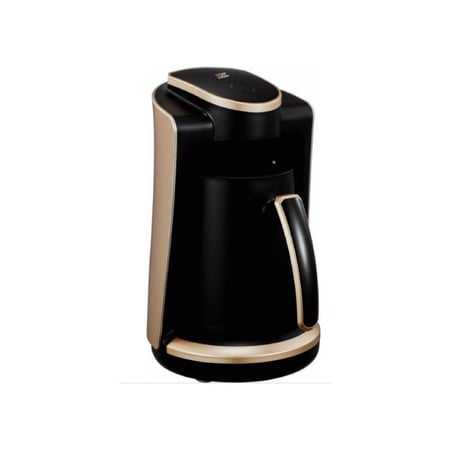 صانع قهوة تركي اكسبير بقدرة 600 واط، سعة 4 أكواب، تحكم باللمس، اللون ذهبي - موديل XPTC-80