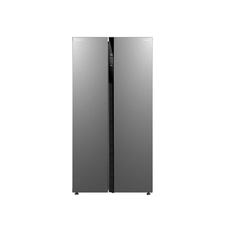 ثلاجة باناسونيك دولابي، 20.8 قدم، انفرتر، مضاد للتجميد، تدفق هواء متعدد، إنذار فتح الباب، فضي - موديل NR-BS782GKSA