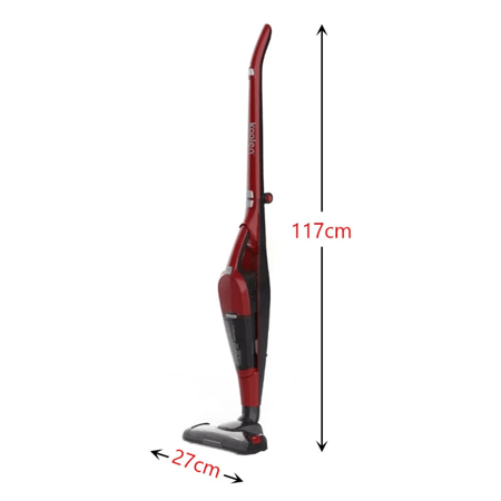 مكنسة لاسلكية كولين، قابلة للشحن، 80 واط، سرعتين، أحمر - موديل 806106003