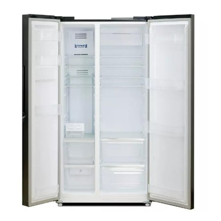 ثلاجة دولابي باناسونيك، بابين، 562 لتر، ستيل - موديل NR-BS734MSSA