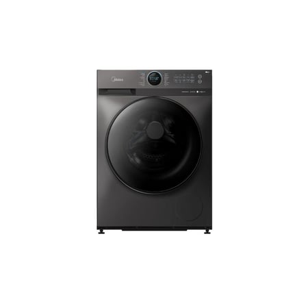 غسالة/مجفف ميديا ​​تحميل أمامي، سعة ١٢/٨ كجم، ١٤ برنامجًا، واي فاي، تيتانيوم