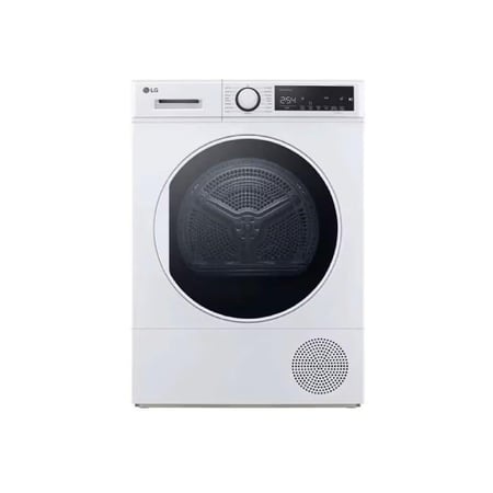 نشافة LG، مضخة حرارية، 8 كجم، أبيض - موديل RH81T2AP6RM