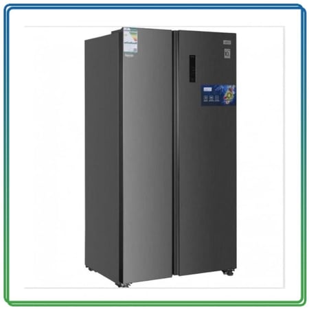 ثلاجة دولابي جنرال جولدي 23.8 قدم بخار انفرتر ستيل GRS673NS