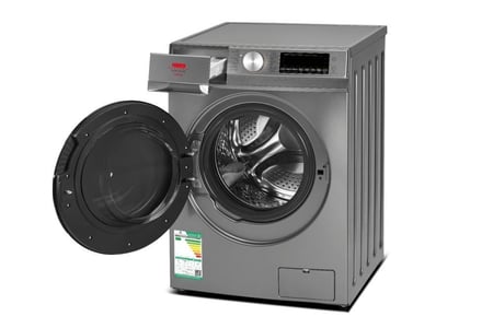 غسالة هام أمامية 13 كغم فضي Inverter - 14 برنامج - موديل HMCFL13D8SM