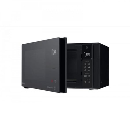 ميكرويف LG، 25 لتر، أسود، مع شواية - موديل MH6595DIS