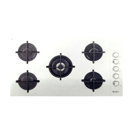 سطح بلت ان غاز سيراميك إيطالي، 90 سم - موديل AS EN95-455 CGWW