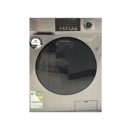 غسالة فتحة أمامية وايت وستنجهاوس، 13/8 كجم، انفرتر، فضي - موديل WW1308FLC-VC(S)