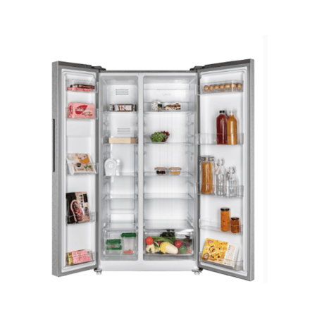 ثلاجة سوبر جنرال، جنبًا إلى جنب، 19.9 قدم، 562 لتر، شاشة LED، فولاذ - موديل KSGR865SBS