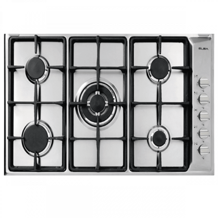 سطح إلبا 90 سم، 5 عيون غاز - موديل E95-545XD