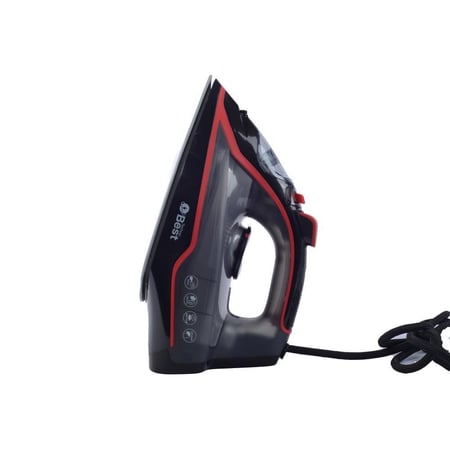 كاوية بخار تكنو بيست، 2000-2400 واط، أسود/أحمر - موديل BSI-003