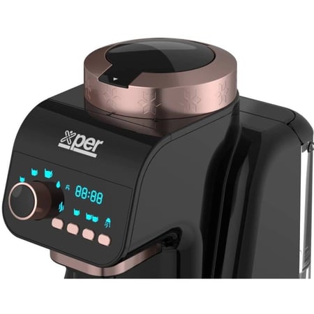 صانعة القهوة التركية اكسبير 700 واط سعة 1 لتر - أسود - موديل XPTCM-3040