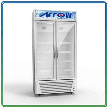 ثلاجة عرض ارو 22 قدم 2 باب زجاجي – NoFrosT  RO-650SCK