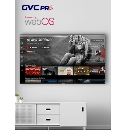 شاشة جي في سي برو 4K , WebOs سمارت 100بوصة , GVC-100WS7200