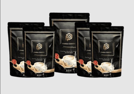 Parsa Coffee with Ginseng - 5 Packets - بكج قهوة بارسا مع الجنسنج - 5 أظرف