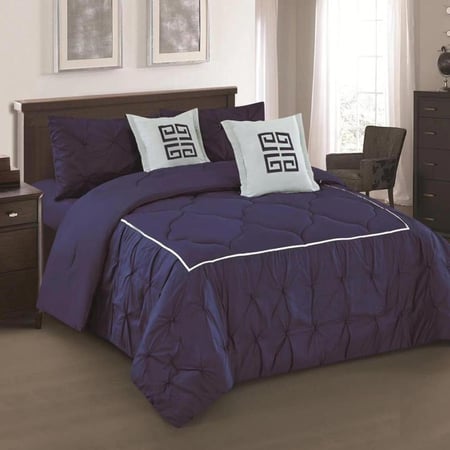 طقم مفرش نفر من هورس لحاف 4 قطع مكرمشLana-004