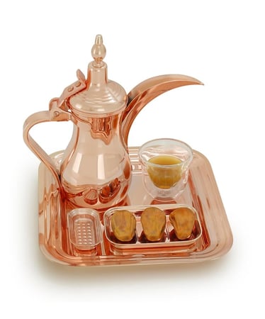 طقم تقديم القهوة السعودية – نحاسي