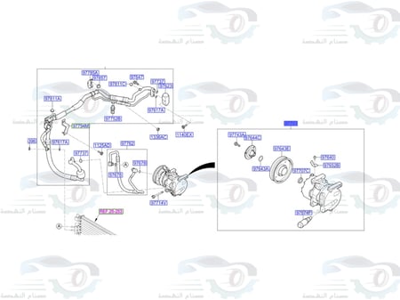 977011R900K كمبروسر مكيف اكسنت 2014-2017 بديل