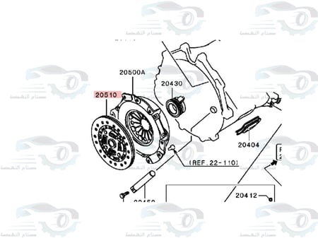 MD710003 صحن كلتش ميتسوبيشي لانسر بديل