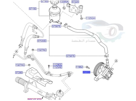 57100A9200 علبة دركسون فوق كرنفال كوري