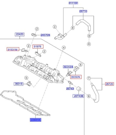 224413L101 وجه غطاء بلوف جنسس +  كادنزا 2019 أصلي