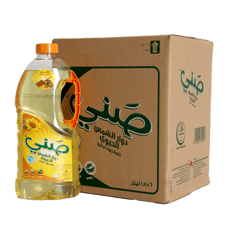 كرتون زيت صني  1.5 لتر