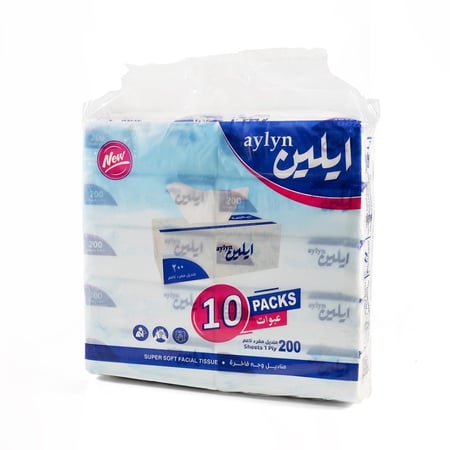 شدة مناديل ايلين 5*10 200 منديل مفرد