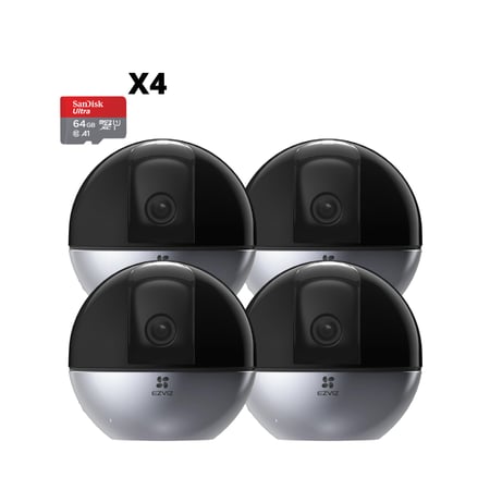 4 كاميرات مع التركيب  | EZVIZ C6W