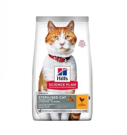 اكل للقطط المعقمه