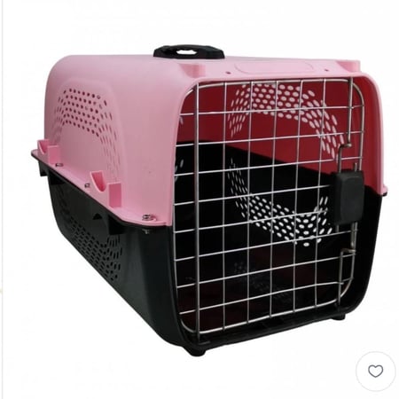 قفص قطط بلاستك باب حديد