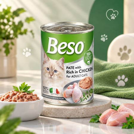 معلبات بيسو باتيه بنكهات مختلفه 400g