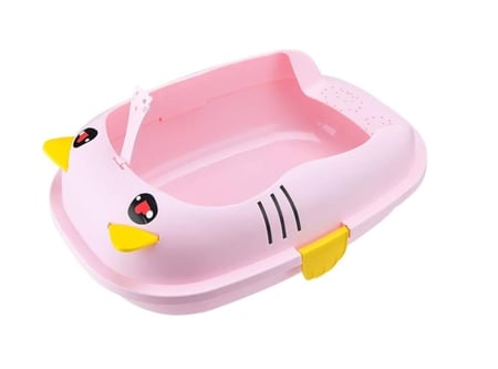 لتر بوكس مفتوح شكل القط حجم صغير