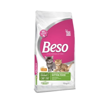 اكل جاف بيسو دجاج لقطط الصغيره 2 كيلو