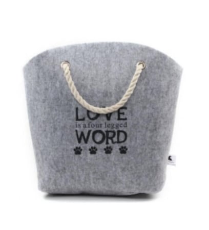 سلة وبيت للقطط مع مخدة,l