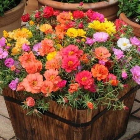 بذور زهرة الصباح - رجلة الزهور ( portulaca )
