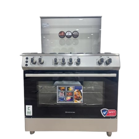 غاز  بنشمارك 5 شعلات 90سم فضي TOG9450-1