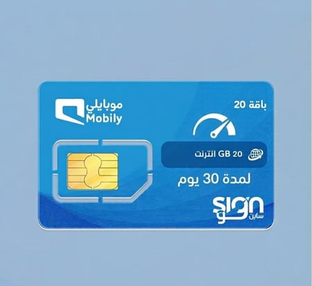 باقة انترنت 20GB (30 يوم)