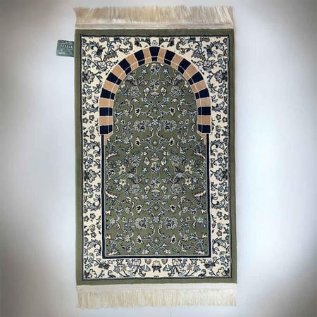 رِياض – سجادة صلاة الروضة الشريفة 4 مم (أخضر المدينة)