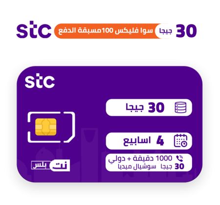 سوا فليكس 100 لمده شهر