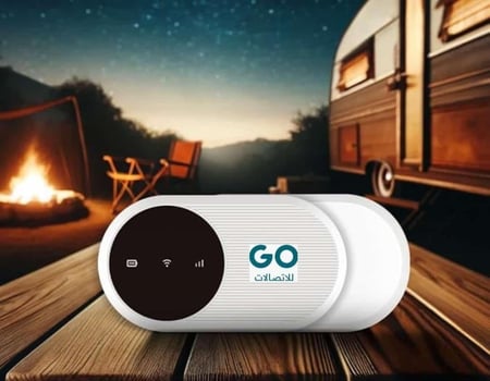 راوتر جو GO MyFi متنقل مع اشتراك 3 أشهر (إنترنت لا محدود)