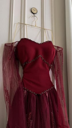 فستان سهرة عودي