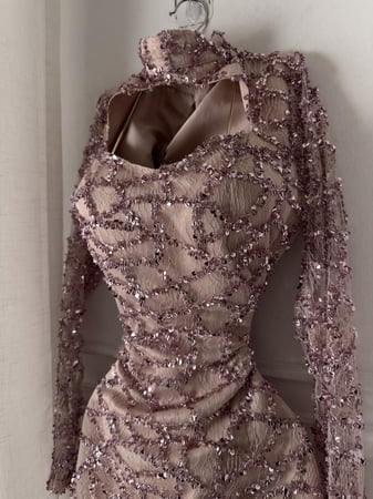 فستان سهره تطريز كامل