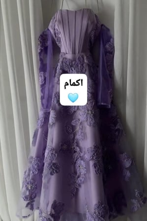 فستان سهره موف كتف مكشوف مورد