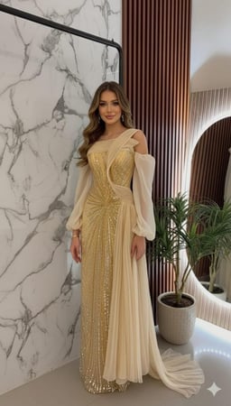 فستان سهرة راقي