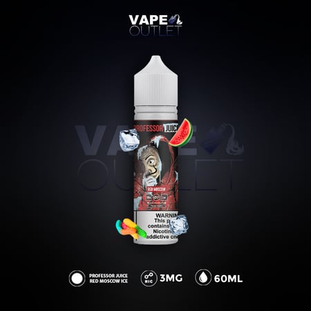 نكهة بروفيسور جوس ريد موسكو ايس 3 نيكوتين 60ملي
