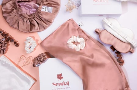 مجموعة حرير السندال - روز